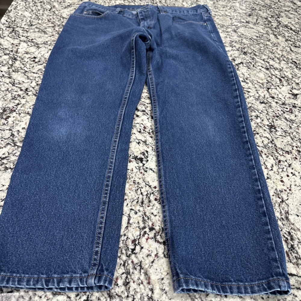 Lee Regular Fit Mens 38x30 Blue Jeans - Picture 9 of 9